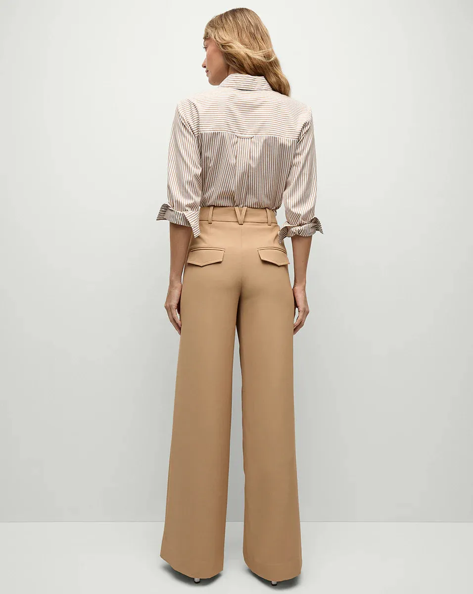 Veronica Beard - Cole Pant - Khaki sold by Jessie Boutique product image thumbnail 4