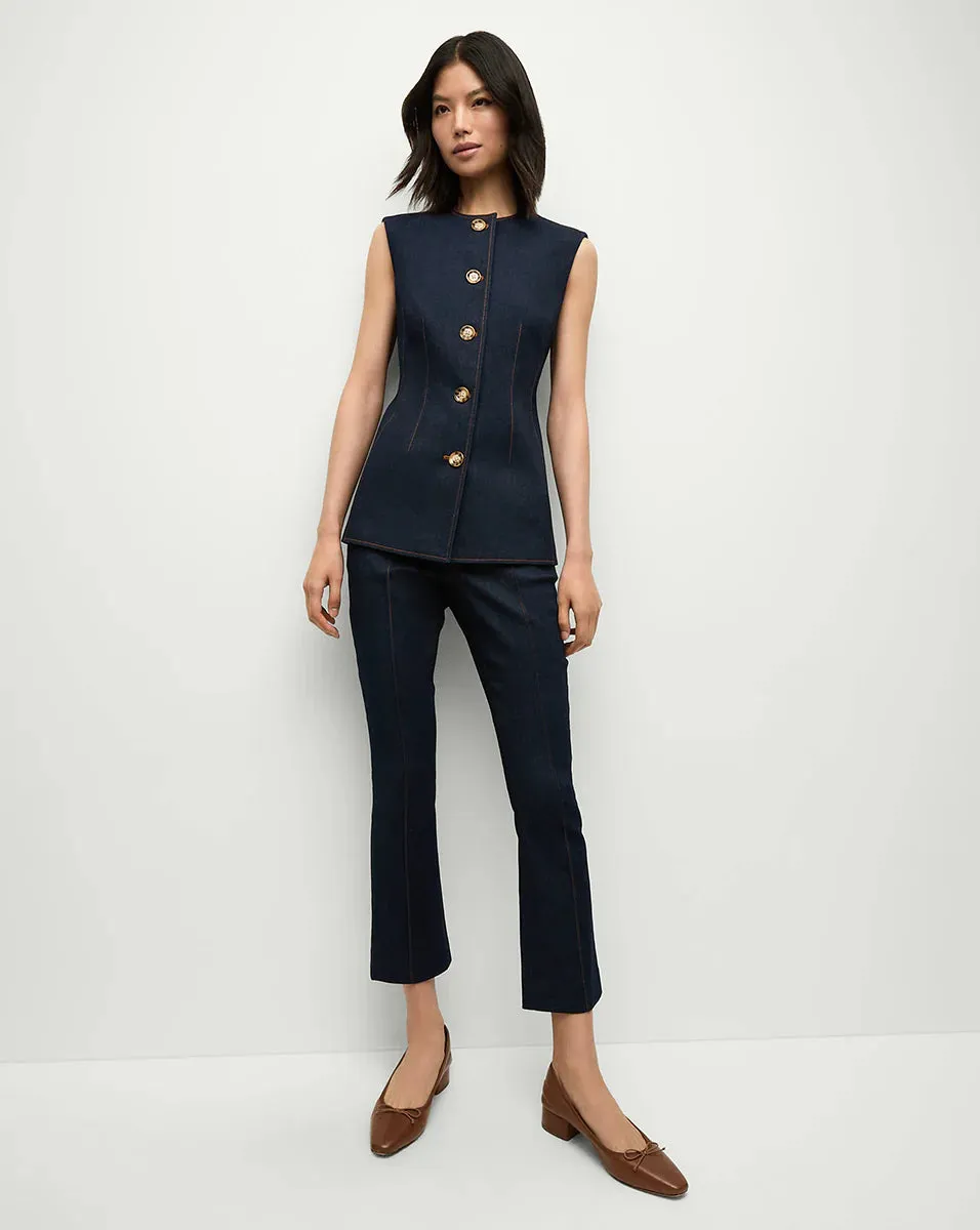 Veronica Beard - Tani Denim Pant - Dark Oxford sold by Jessie Boutique product image thumbnail 2