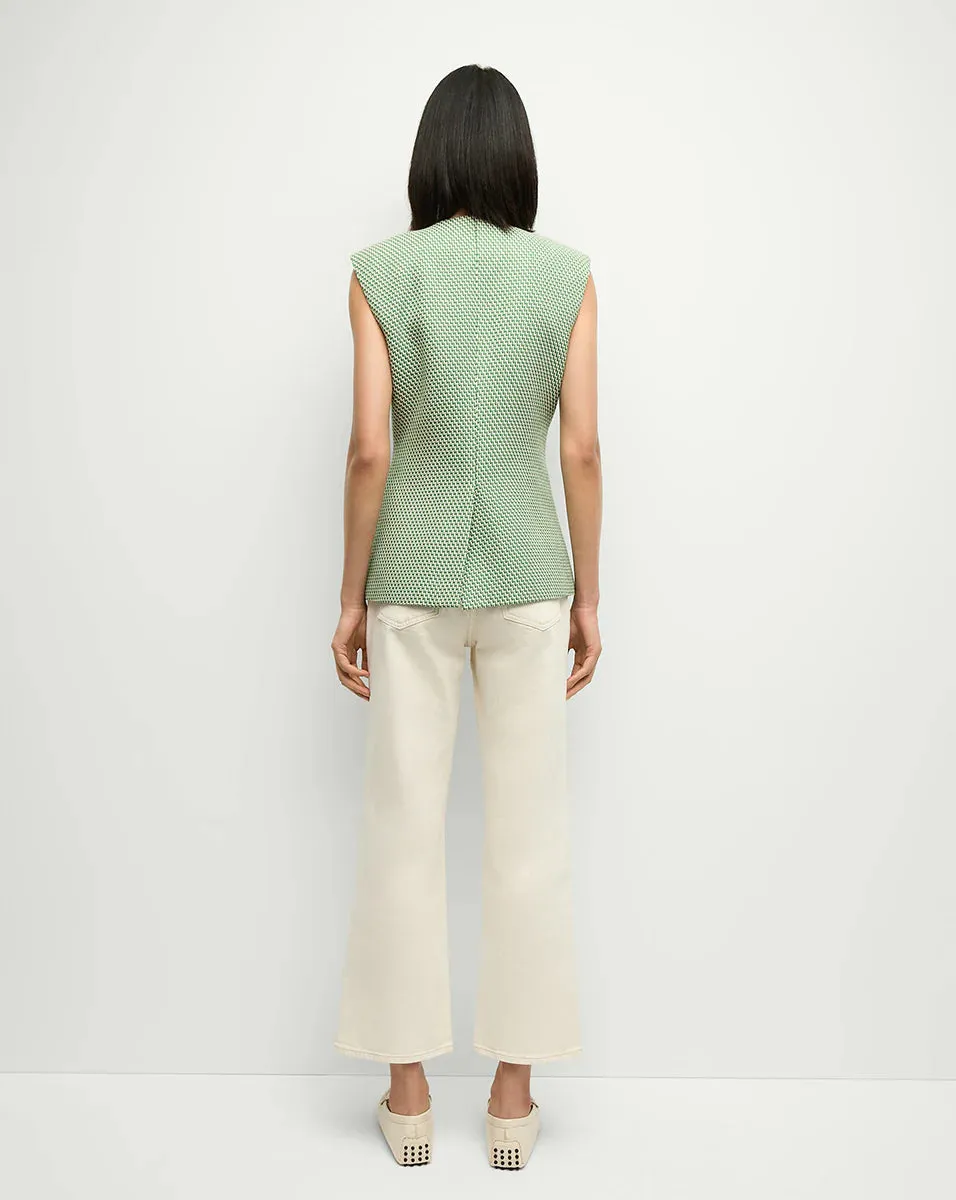 Veronica Beard - Tamara Vest - Lemongrass/Dove sold by Jessie Boutique product image thumbnail 3