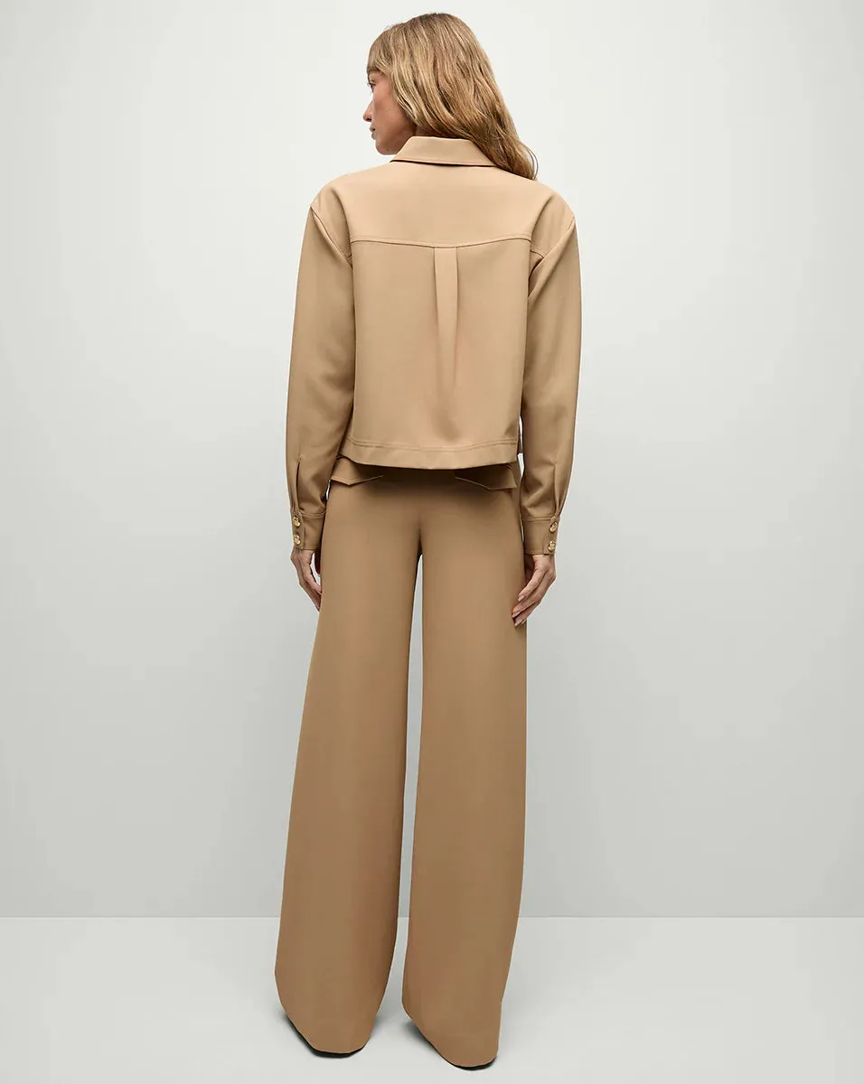 Veronica Beard - Colvin Top - Khaki sold by Jessie Boutique product image thumbnail 2