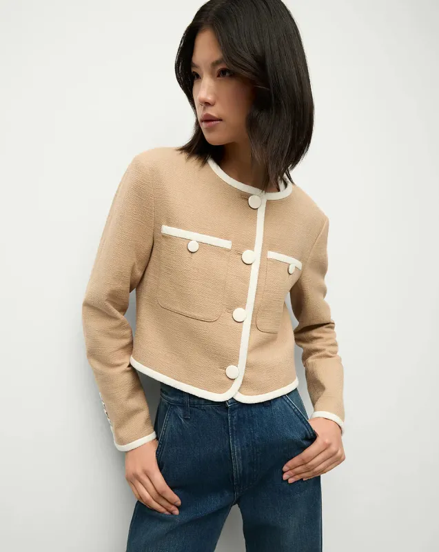 Veronica Beard - Beale Jacket - Khaki sold by Jessie Boutique