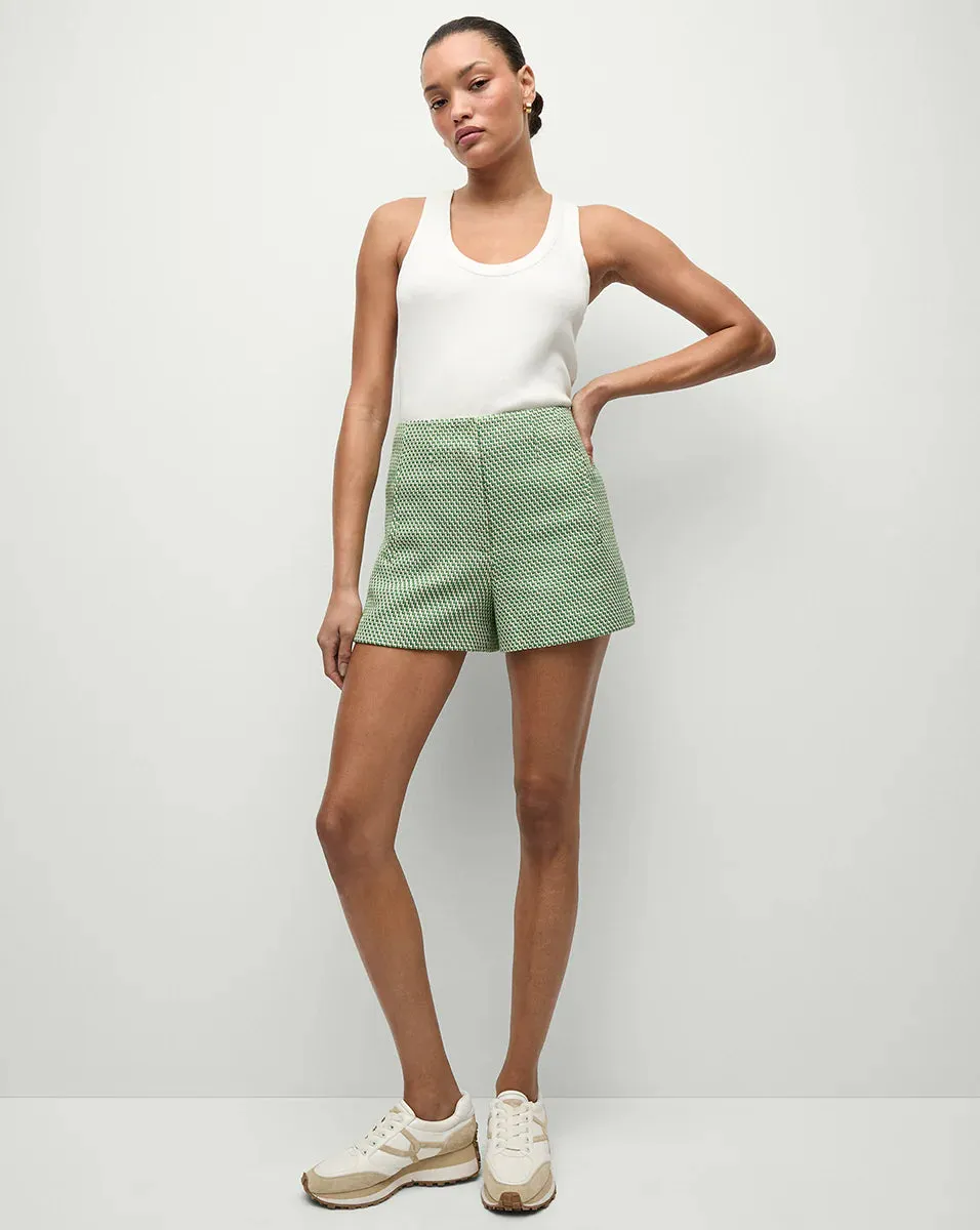 Veronica Beard - Jazmin Shorts - Lemongrass/Dove sold by Jessie Boutique