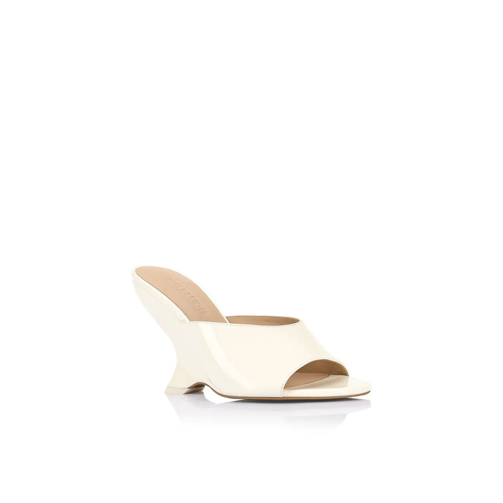 Lana Wilkinson - Martha Wedge Patent Leather - White sold by Jessie Boutique product image thumbnail 2