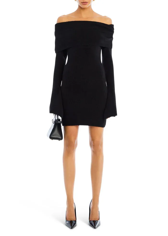 SER.O.YA - Selene Mini Dress - Black sold by Jessie Boutique