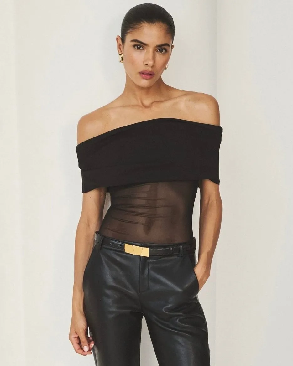 SER.O.YA - Willa Bodysuit - Black sold by Jessie Boutique