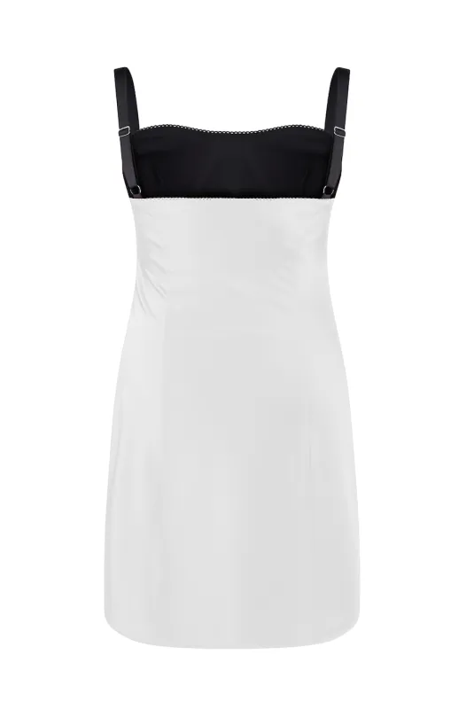 Anna October - Mini Dancer Dress - White/Black sold by Jessie Boutique