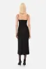 Anna October - Amur Midi Dress - Black/White sold by Jessie Boutique