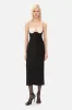 Anna October - Amur Midi Dress - Black/White sold by Jessie Boutique
