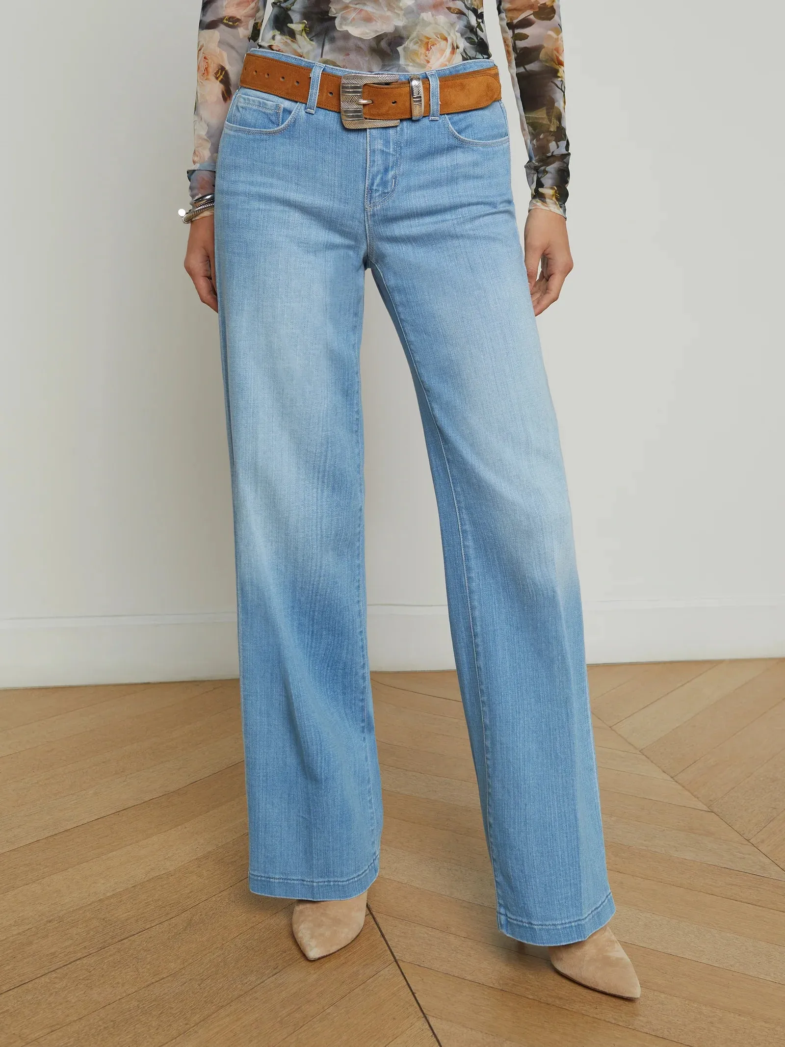 L'agence - Joanne Low-Rise Wide-Leg Jean - Amherst sold by Jessie Boutique product image thumbnail 2