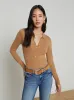 L’agence - Sterling Sweater - Chestnut/Gold sold by Jessie Boutique
