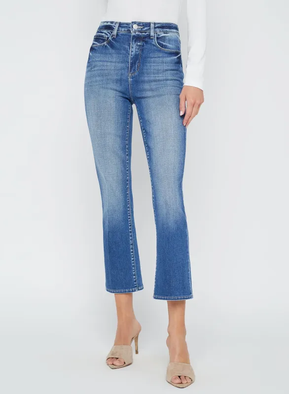 L'agence - Mira Cropped Micro Boot Jean - Hampton sold by Jessie Boutique