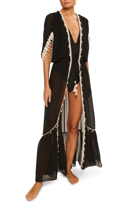 Ramy Brook - Nikolai Coverup Dress - Black sold by Jessie Boutique