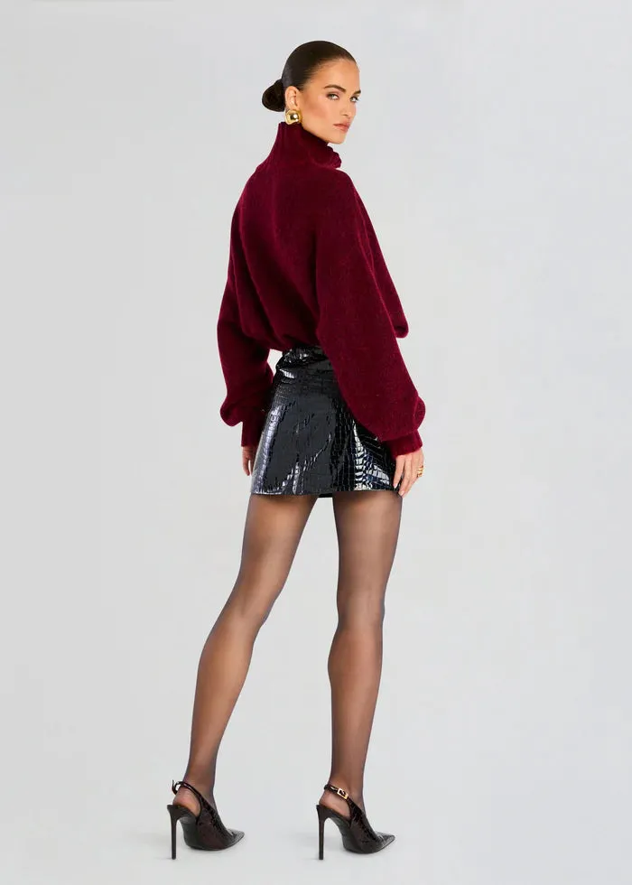 Retrofete - Camila Leather Skirt - Night Sky sold by Jessie Boutique product image thumbnail 3