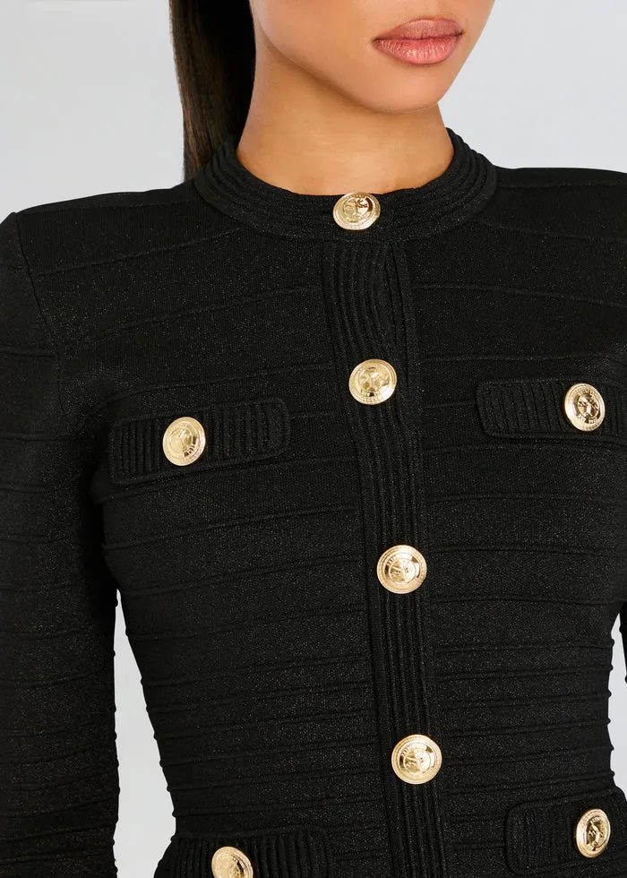 Retrofete - Calla Bandage Top - Metallic Black sold by Jessie Boutique product image thumbnail 2