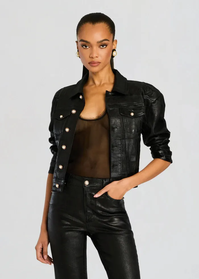 Retrofete - Ada Jacket - Liquid Black sold by Jessie Boutique