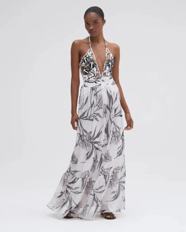 Patbo - Iris Embroidered Beach Dress - Off White sold by Jessie Boutique