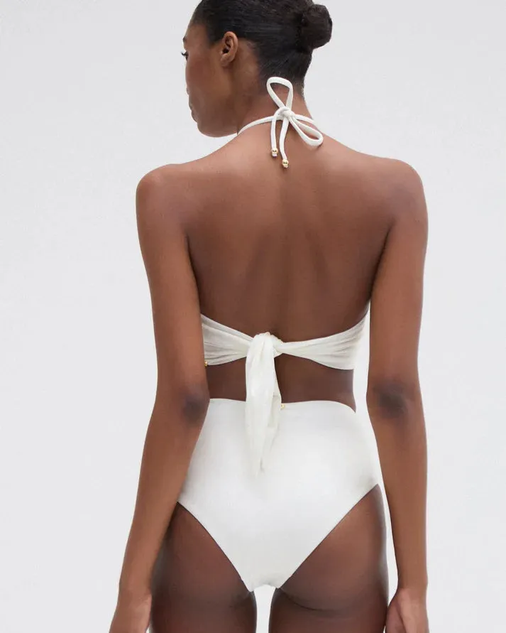 Patbo - Jersey Sands Stone Bikini Top - Off White sold by Jessie Boutique product image thumbnail 3