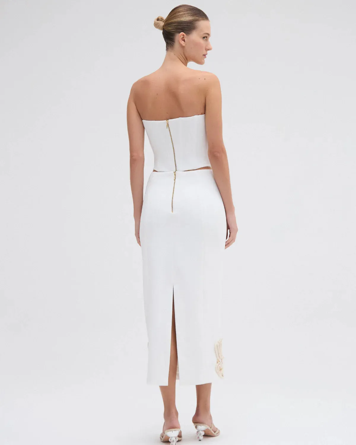 Patbo - Dune Knit Skirt - Off White sold by Jessie Boutique product image thumbnail 4