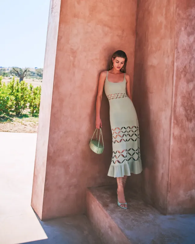 Alexis - Elayne Dress - Sage sold by Jessie Boutique