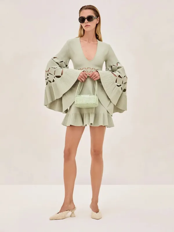 Alexis - Linden Mini Dress - Sage sold by Jessie Boutique