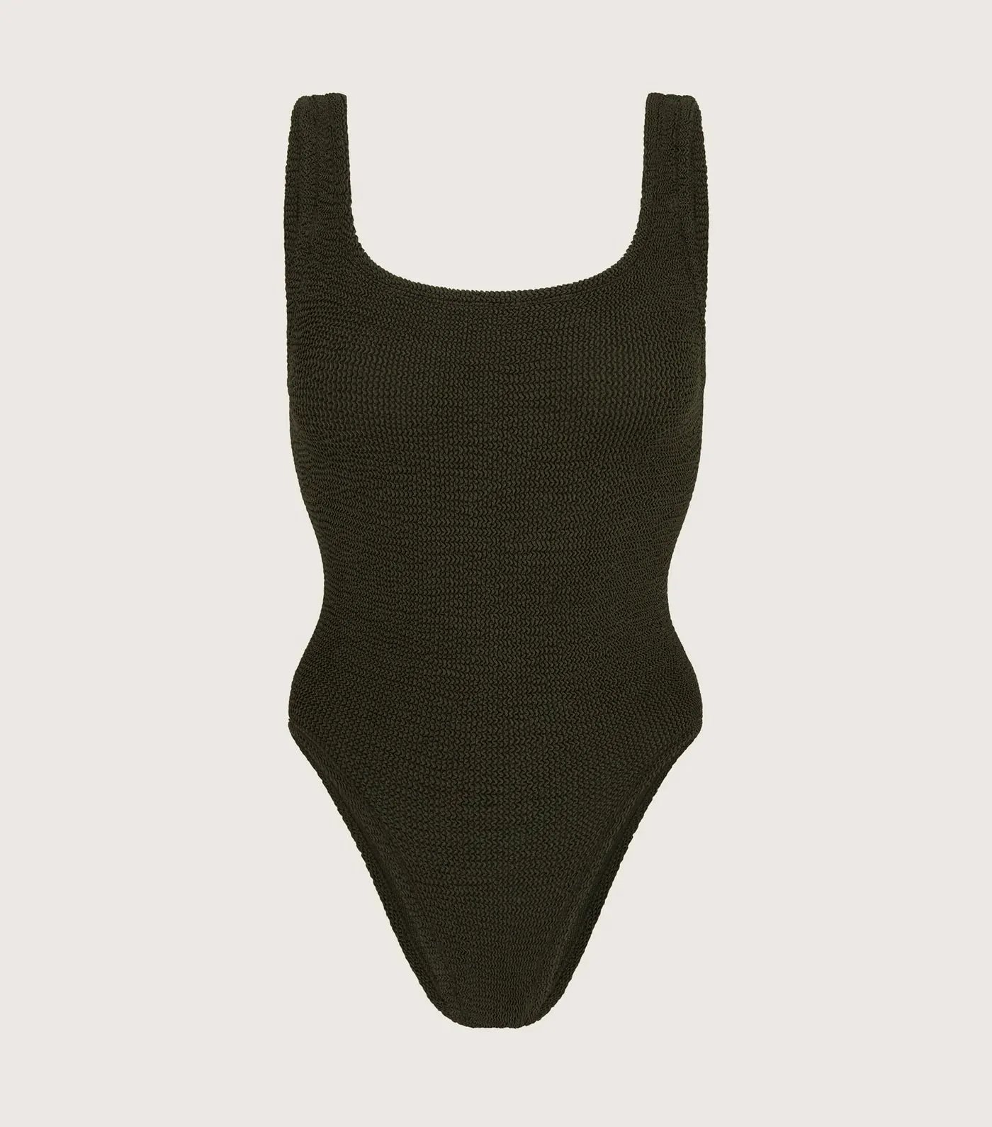 Hunza G - Square Neck Swim - Metallic Khaki sold by Jessie Boutique product image thumbnail 3