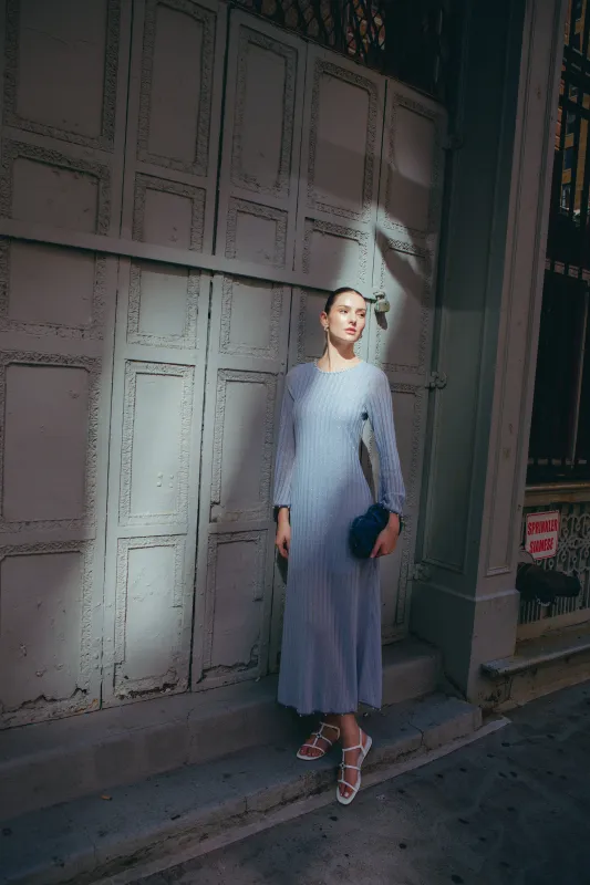 Waimari - Elia Maxi Dress - Silver sold by Jessie Boutique