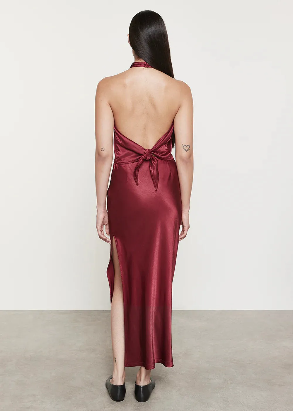 Enza Costa - Satin Halter - Ruby sold by Jessie Boutique product image thumbnail 2