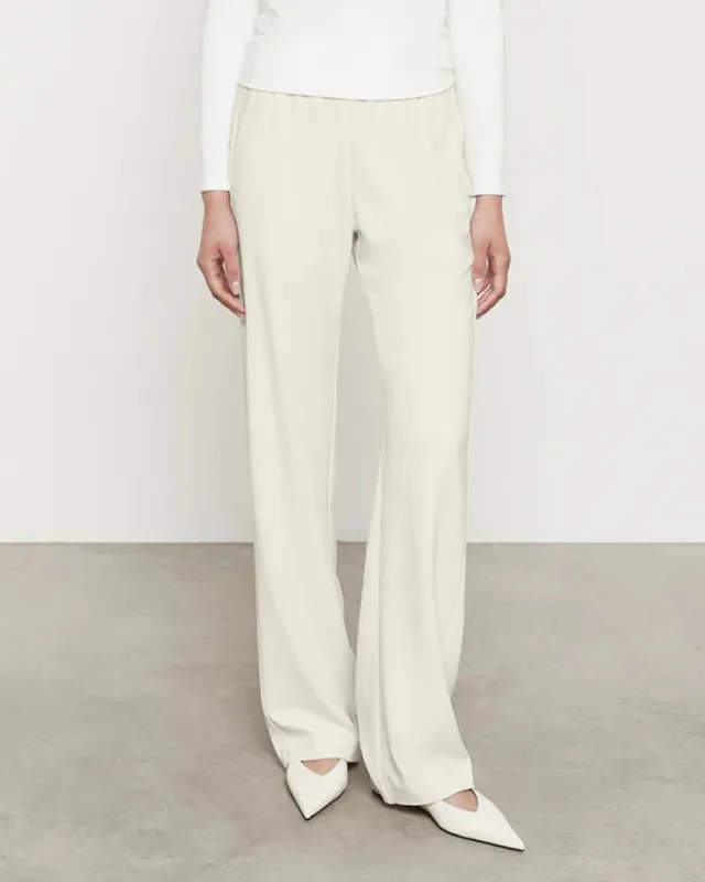 Enza Costa - Crepe Everywhere Pant - Cream sold by Jessie Boutique