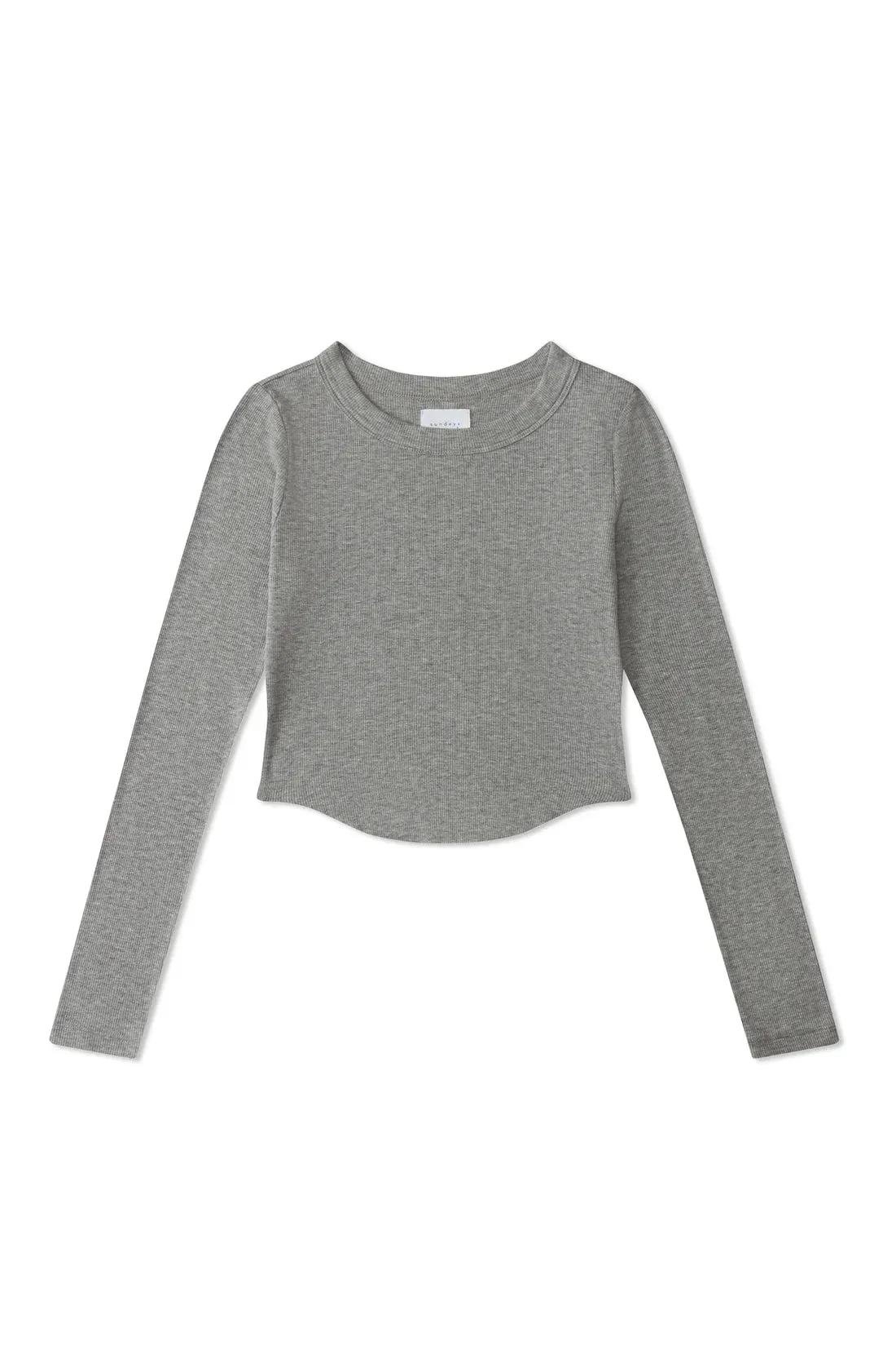 Sundays - Cecil Tee - Heathered Grey sold by Jessie Boutique
