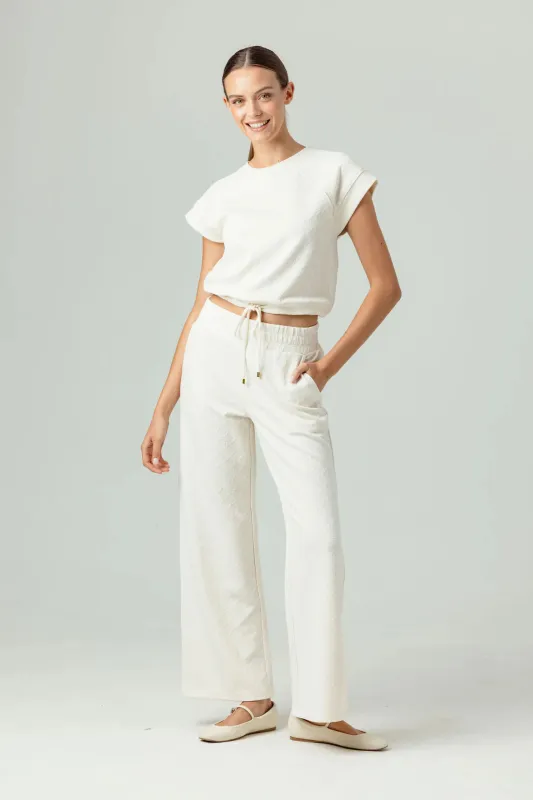 Sundays - Louelle Pants - Cream sold by Jessie Boutique