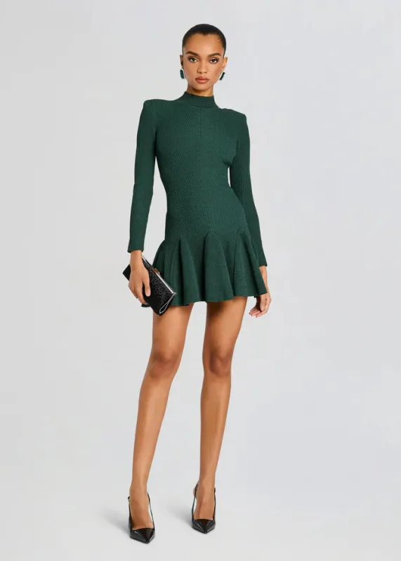 Retrofete - Sydonie Knit Dress - Metallic Pine sold by Jessie Boutique