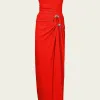 Simkhai - Emma Gown - Fiery Red sold by Jessie Boutique