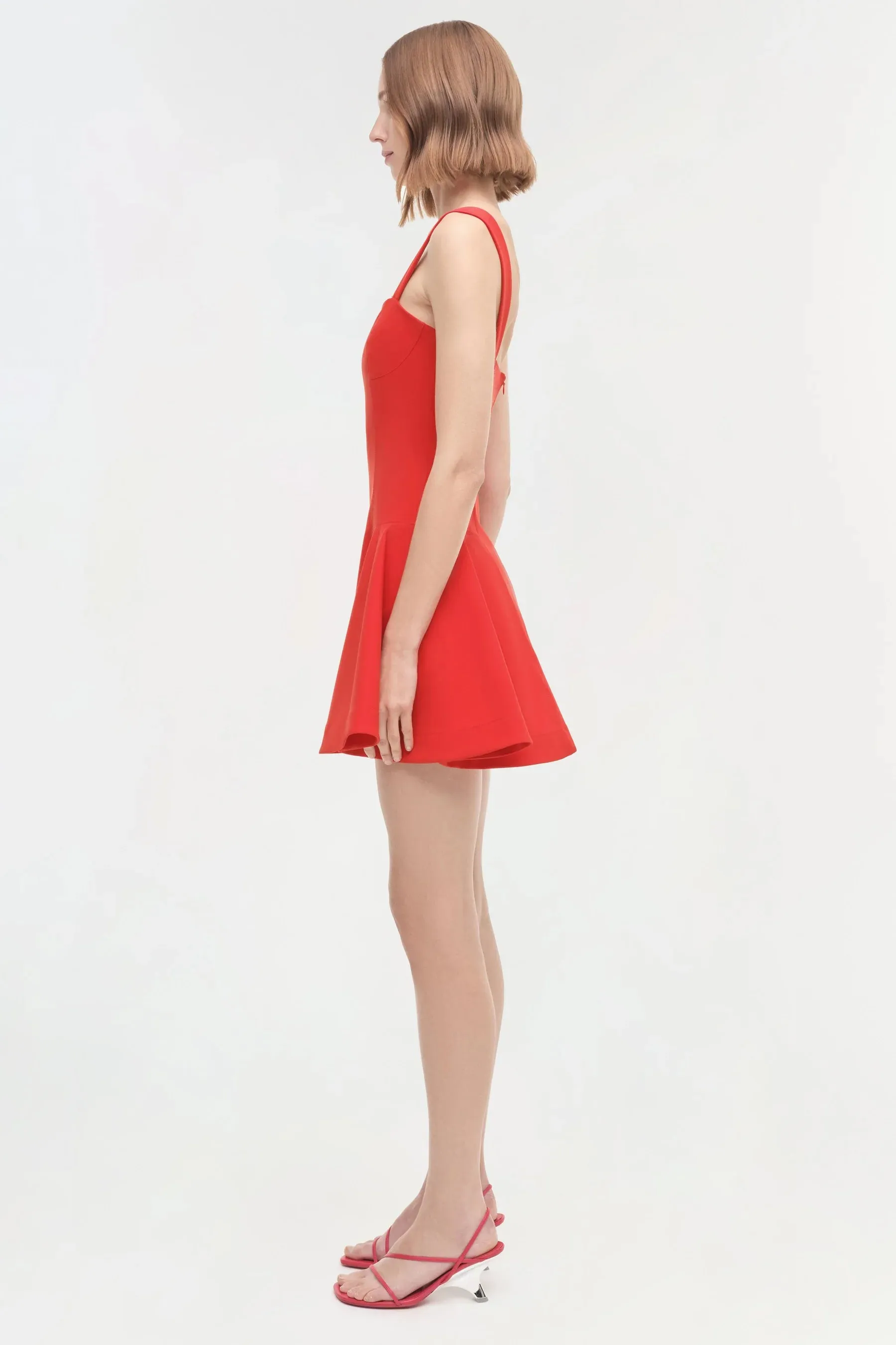 Simkhai - Sadie Dress - Fiery Red sold by Jessie Boutique product image thumbnail 3