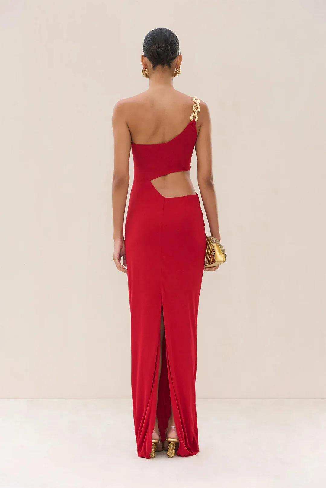 Cult Gaia - Cobie Gown - Merlot sold by Jessie Boutique product image thumbnail 4