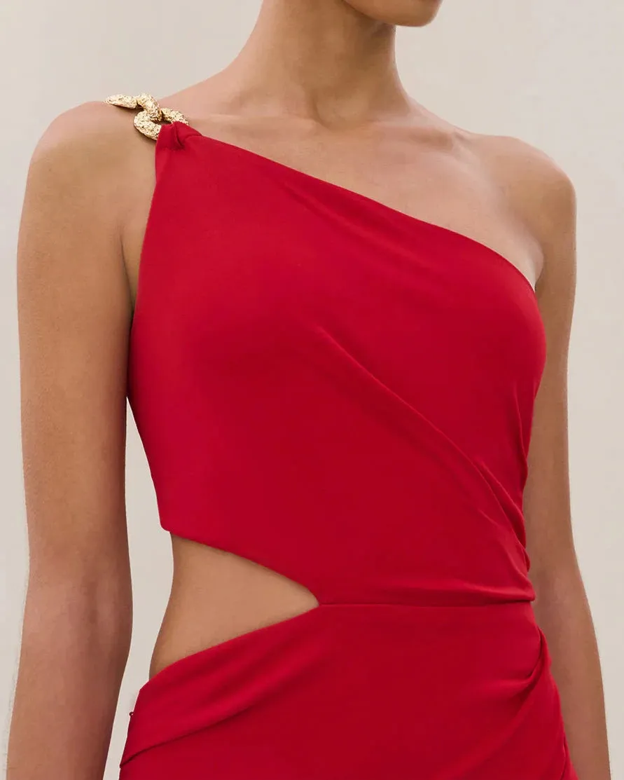 Cult Gaia - Cobie Gown - Merlot sold by Jessie Boutique product image thumbnail 3