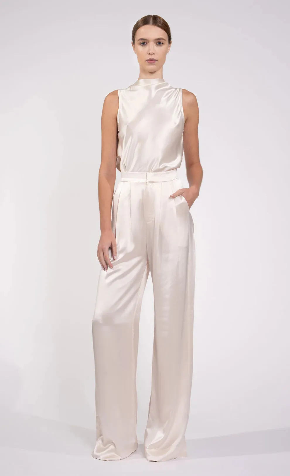 Nonchalant - Lainey Top - Champagne sold by Jessie Boutique