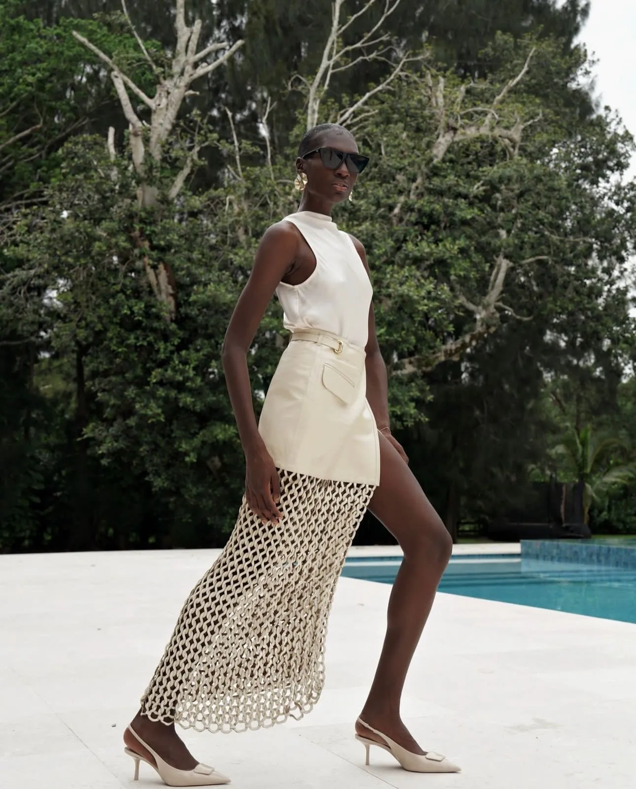 Nonchalant - Kallan Skirt - Cream sold by Jessie Boutique product image thumbnail 4