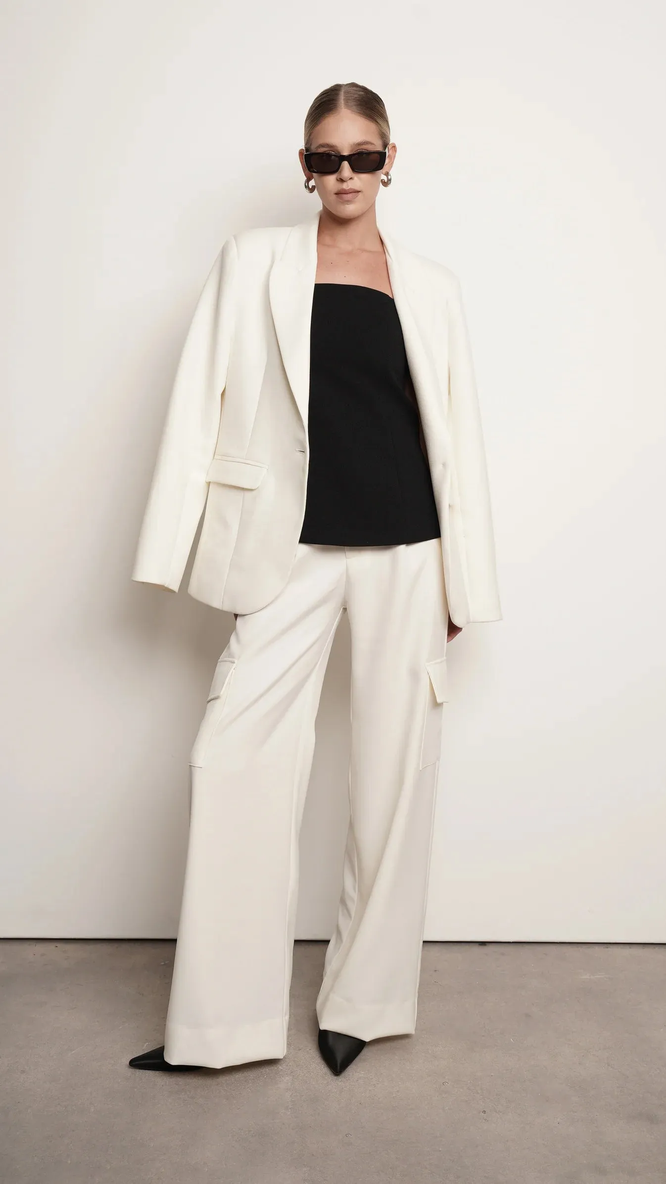 Parentezi - Aria Blazer - Ivory sold by Jessie Boutique product image thumbnail 2