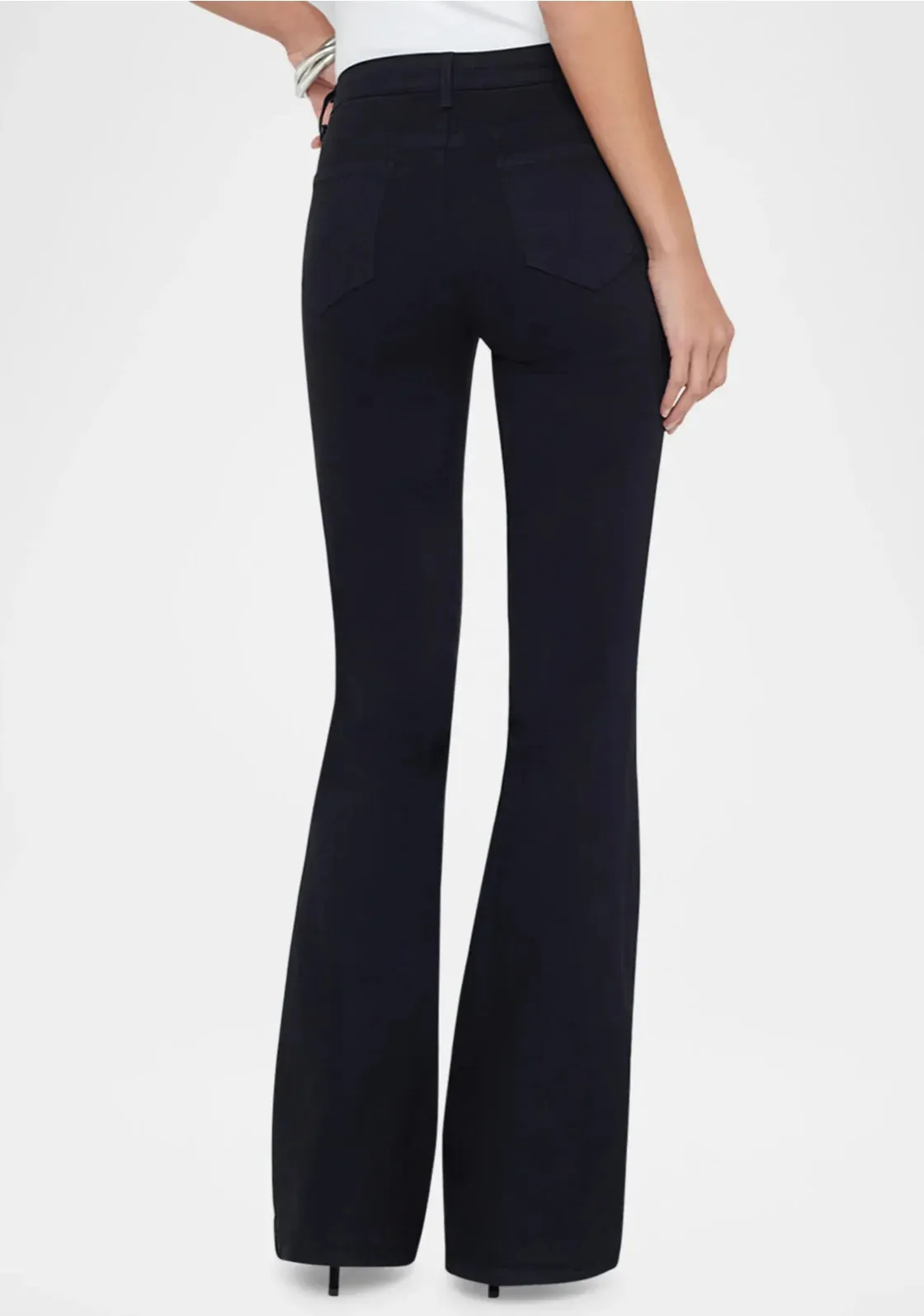 L'agence - Charis Lace-Up Flare Pant - Noir sold by Jessie Boutique product image thumbnail 3