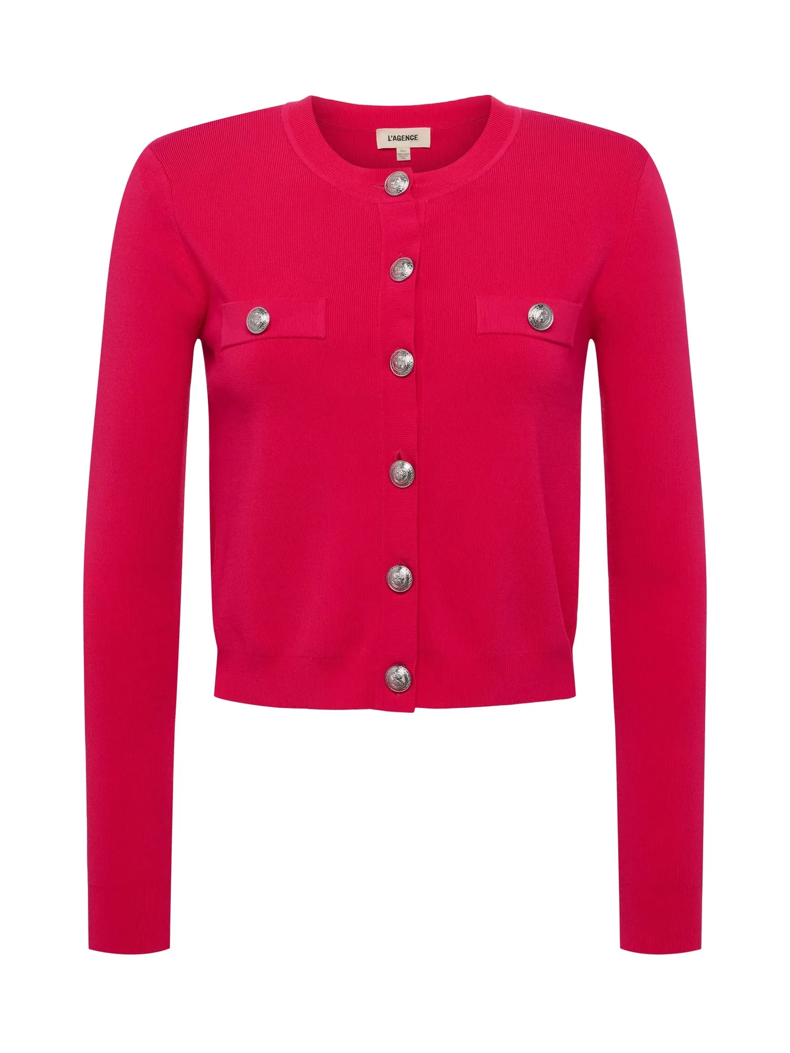 L'agence - Toulouse Cardigan - Ruby/Nickel sold by Jessie Boutique product image thumbnail 3