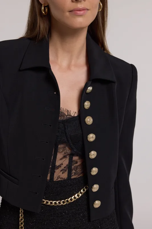 Generation love - Owen Crepe Jacket - Black sold by Jessie Boutique