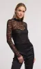 Generation love - Marielle Lace Top - Black sold by Jessie Boutique