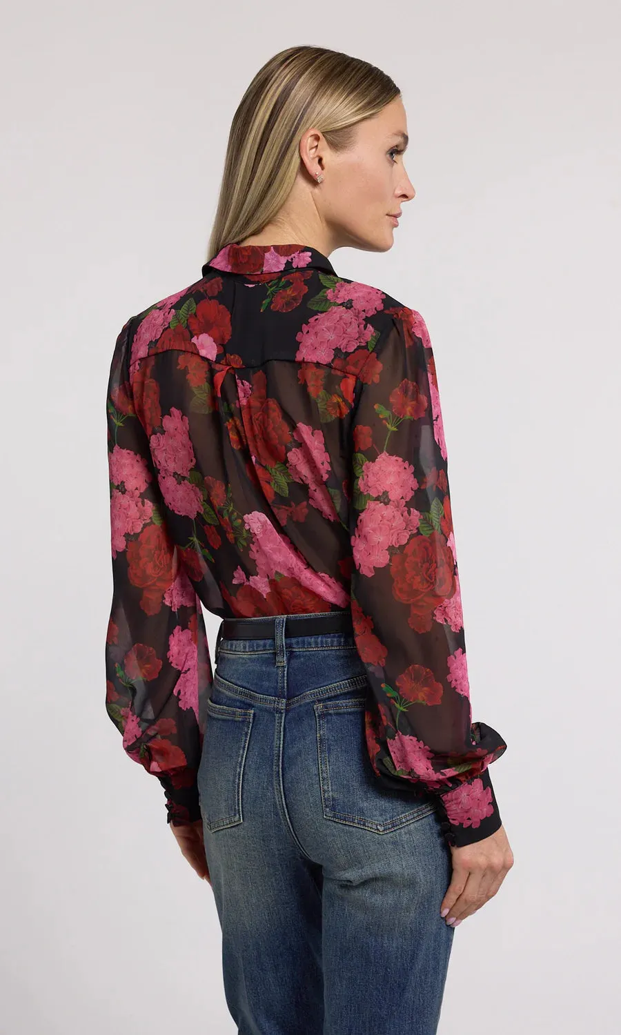 Generation love - Oslo Floral Shirt - Floral Fantasy Red sold by Jessie Boutique product image thumbnail 4