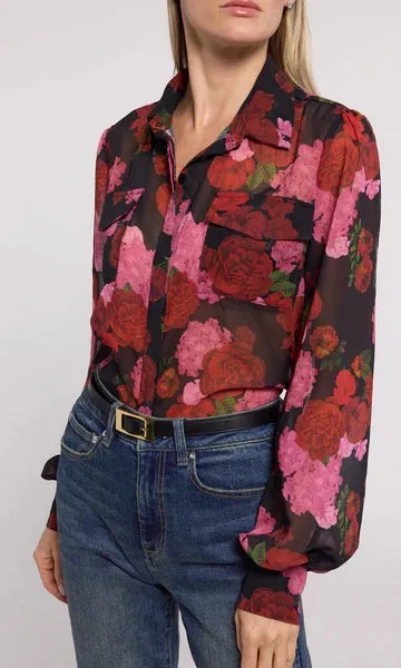 Generation love - Oslo Floral Shirt - Floral Fantasy Red sold by Jessie Boutique product image thumbnail 3