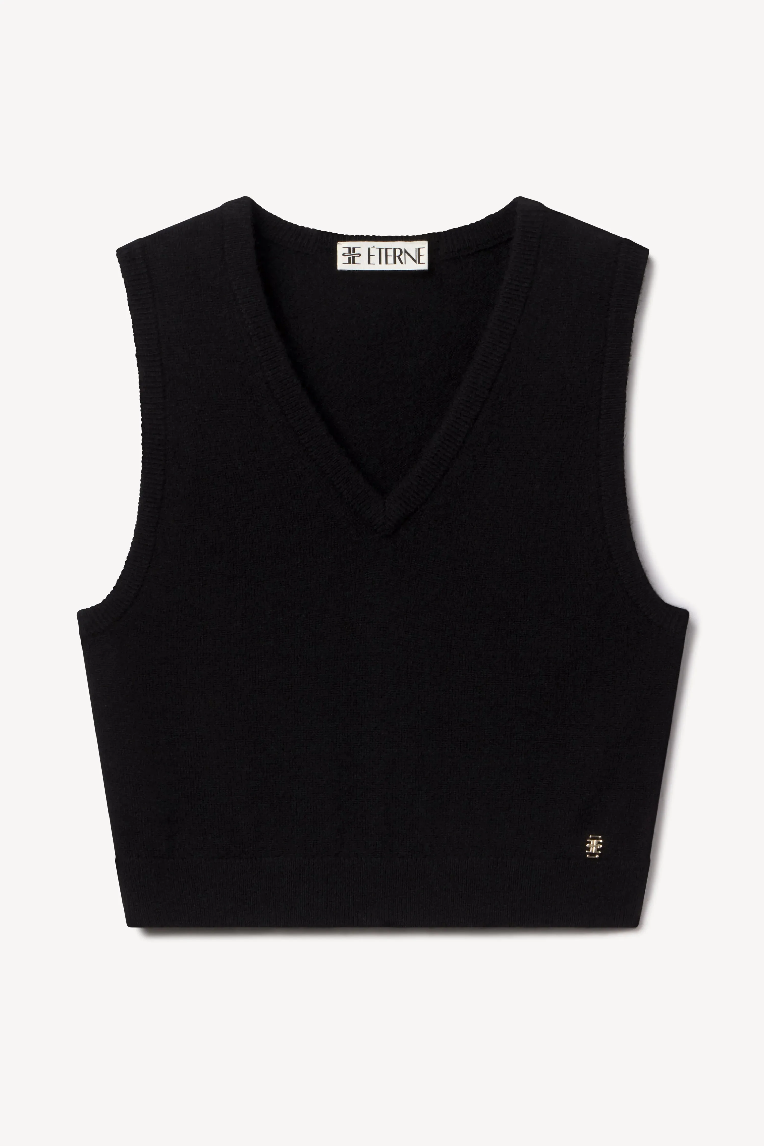 Eterne - Lenny Cashmere Vest - Black sold by Jessie Boutique product image thumbnail 3