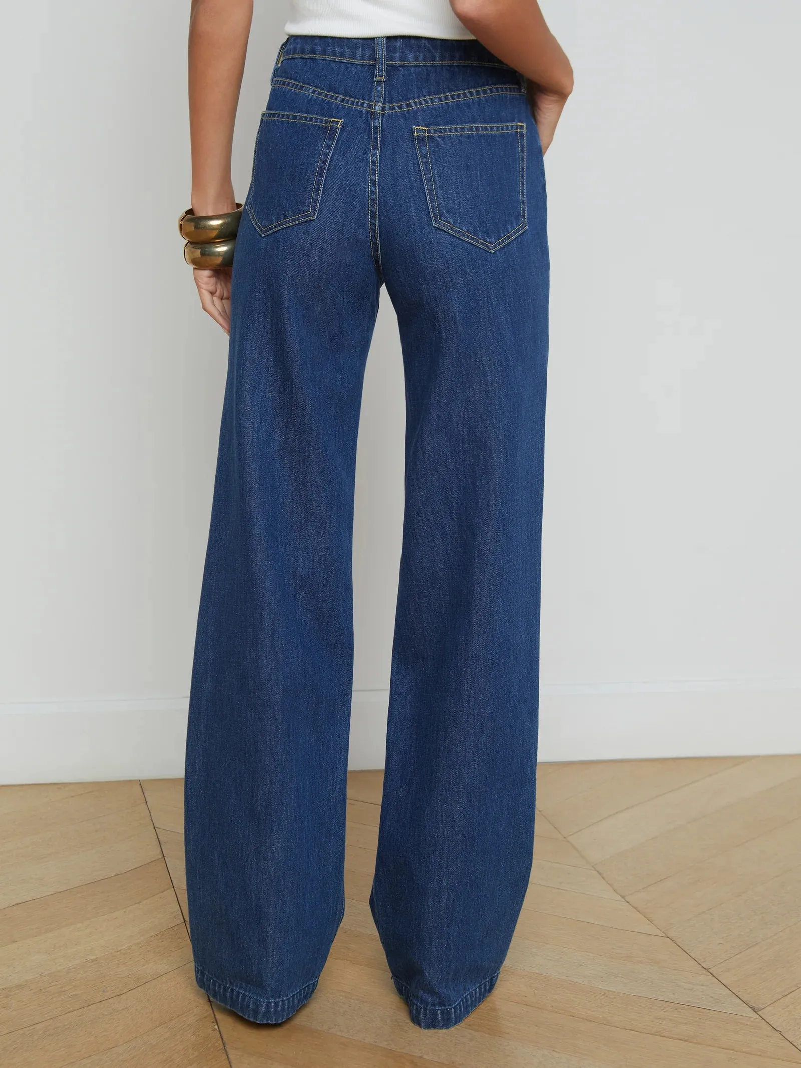 L'agence - Clayton Wide-Leg Jean - Conway sold by Jessie Boutique product image thumbnail 3