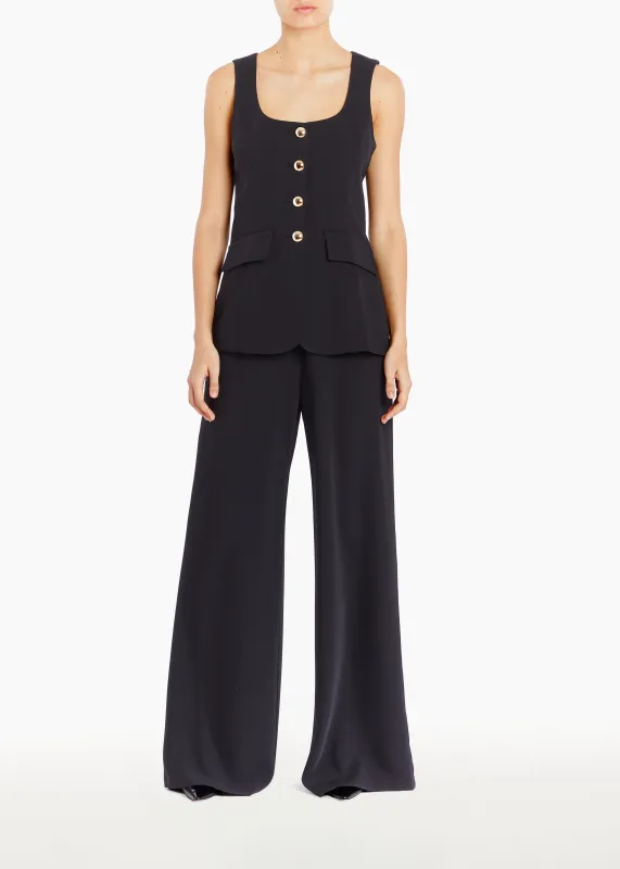 Amanda Uprichard - Kya Jumpsuit - Black sold by Jessie Boutique
