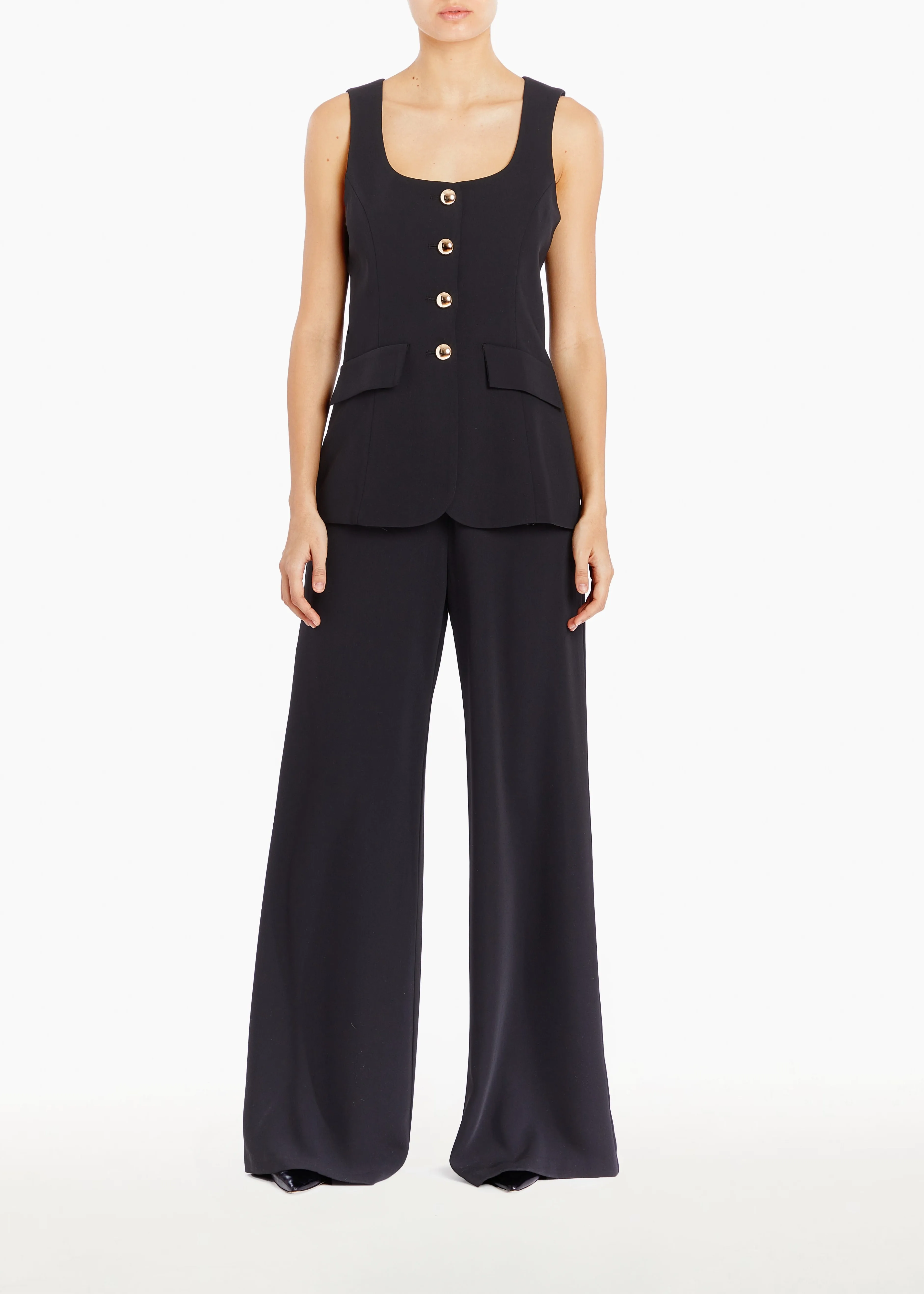 Amanda Uprichard - Kya Jumpsuit - Black sold by Jessie Boutique