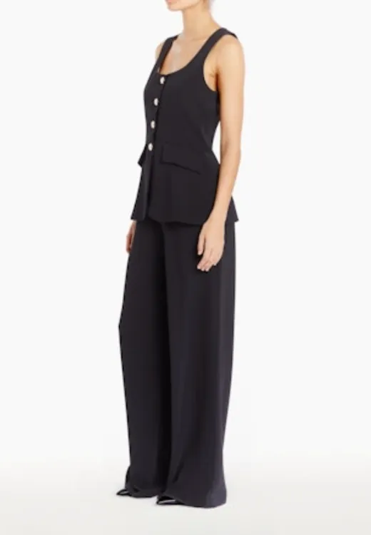 Amanda Uprichard - Kya Jumpsuit - Black sold by Jessie Boutique product image thumbnail 2