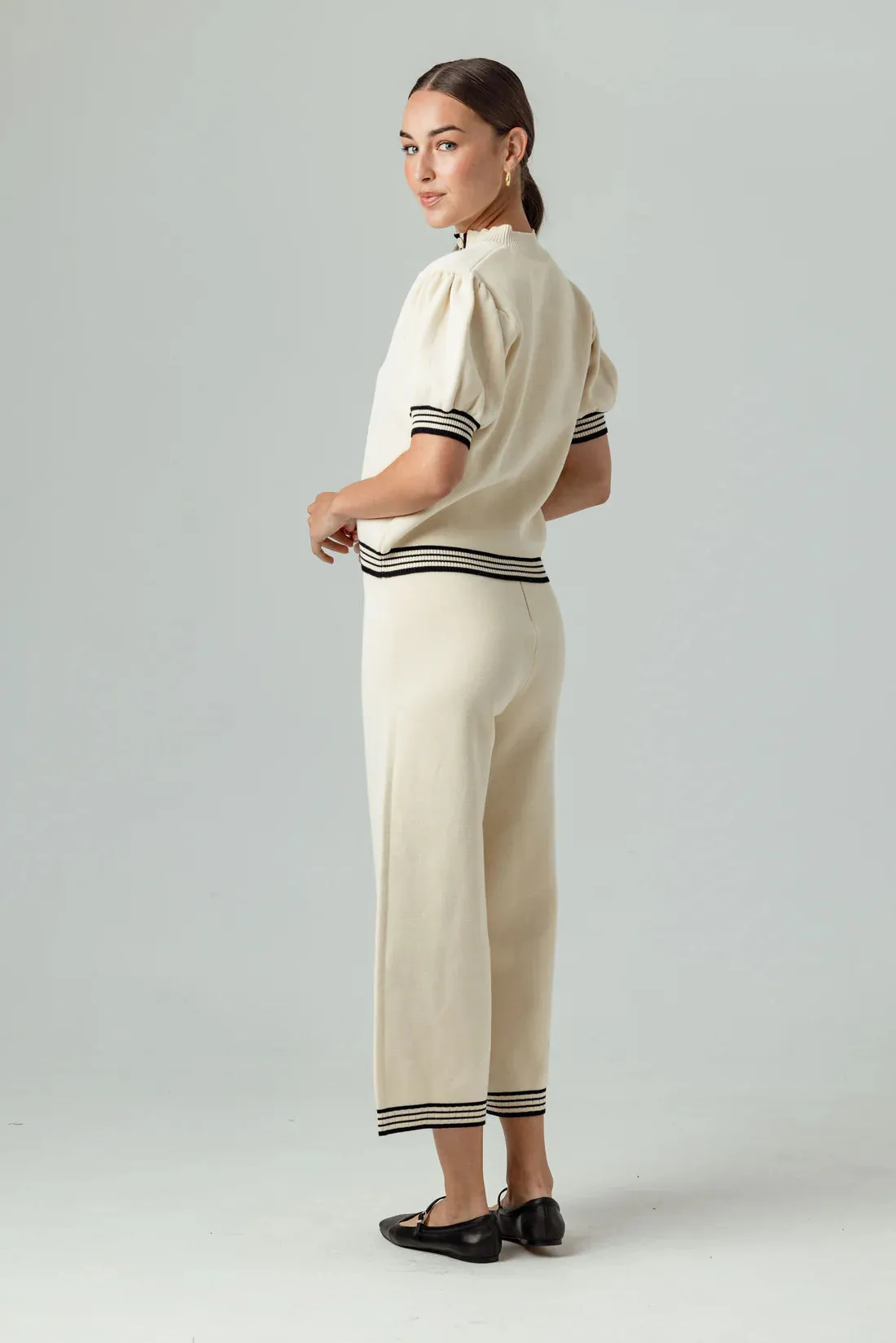 Sundays - Quinn Pants - Ivory sold by Jessie Boutique product image thumbnail 3